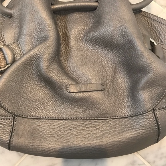 Cole Haan Handbags - Cole Haan silver/pewter purse